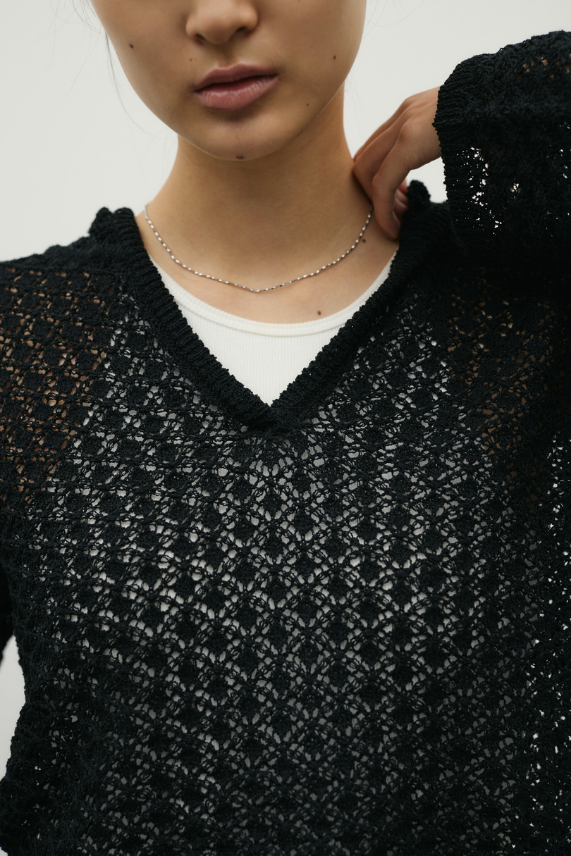 アイレットレースフーディー 詳細画像 BLK 10