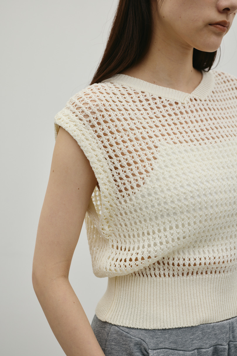 2WAYクロシェニット 詳細画像 WHT 10