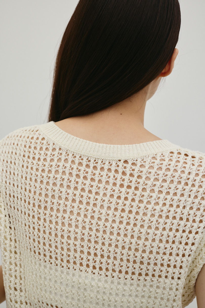 2WAYクロシェニット 詳細画像 WHT 12