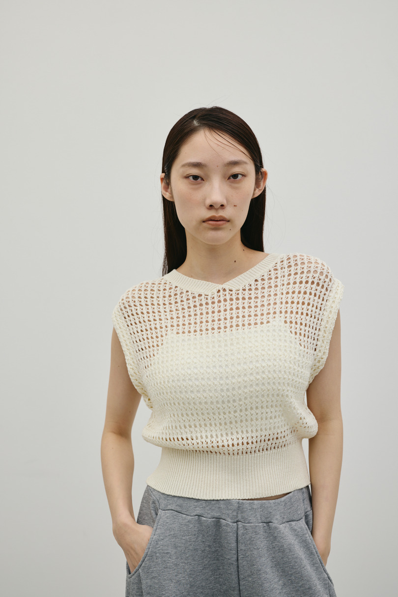 2WAYクロシェニット 詳細画像 WHT 4