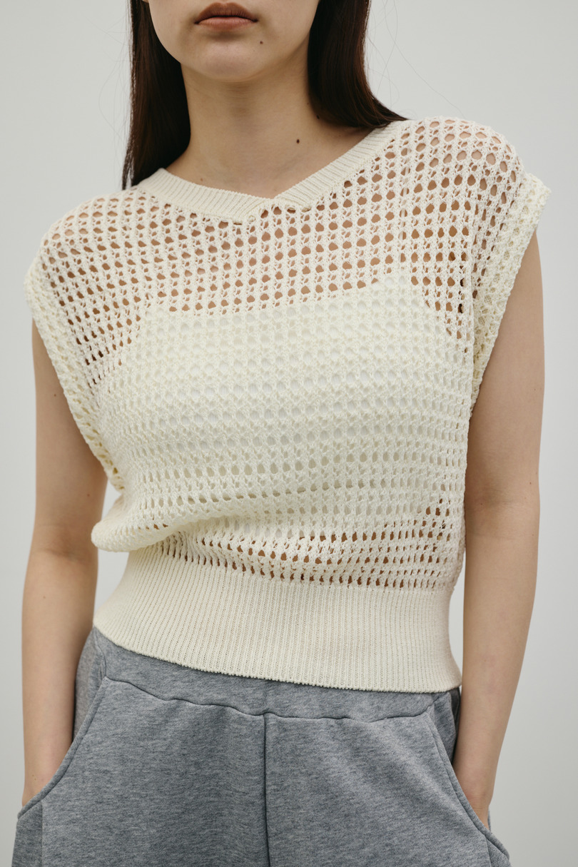 2WAYクロシェニット 詳細画像 WHT 5