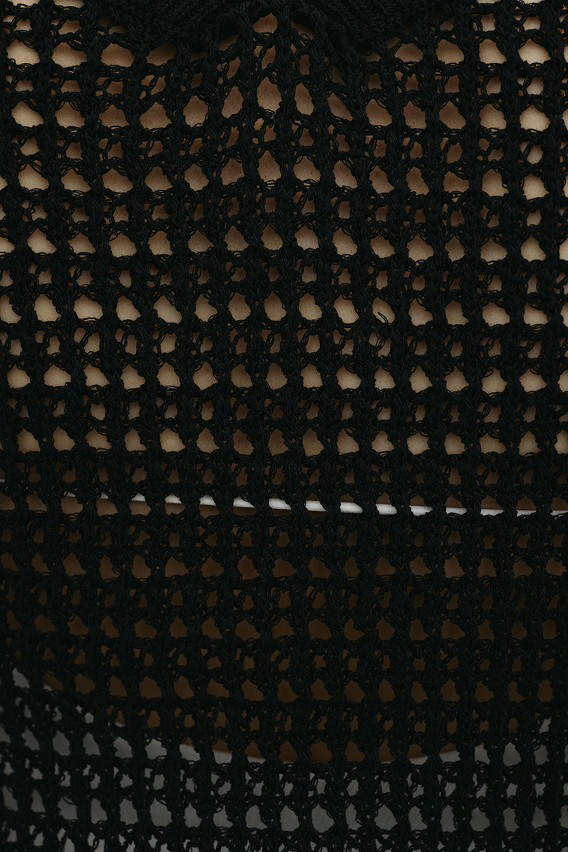 2WAYクロシェニット 詳細画像 BLK 13