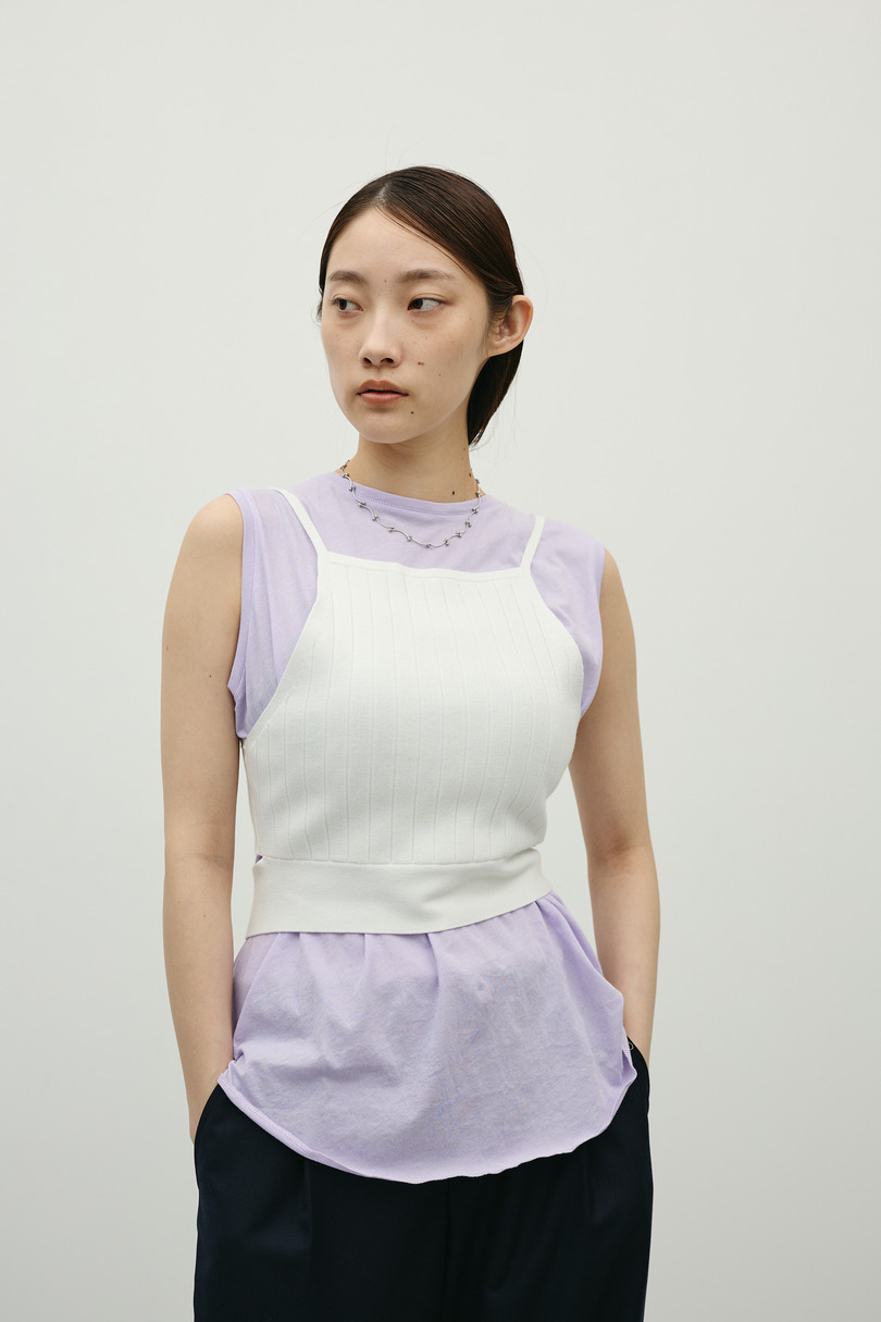 アメスリニットビスチェ 詳細画像 WHT 5