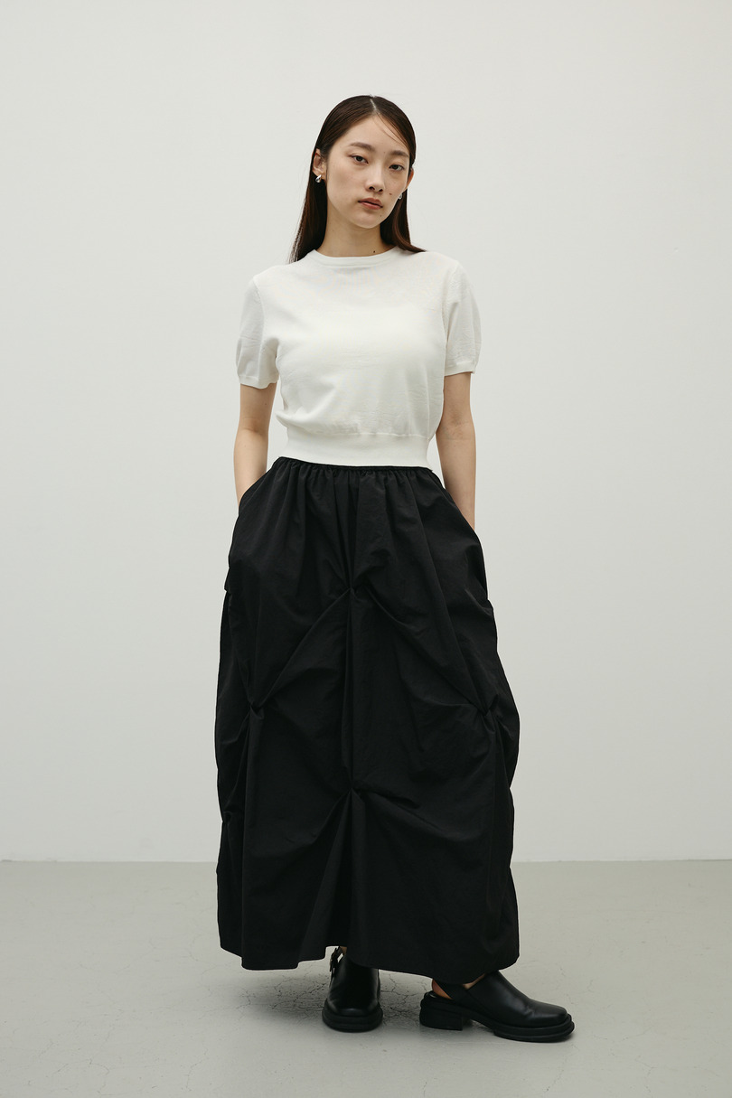 フラワージャガードニット 詳細画像 WHT 2