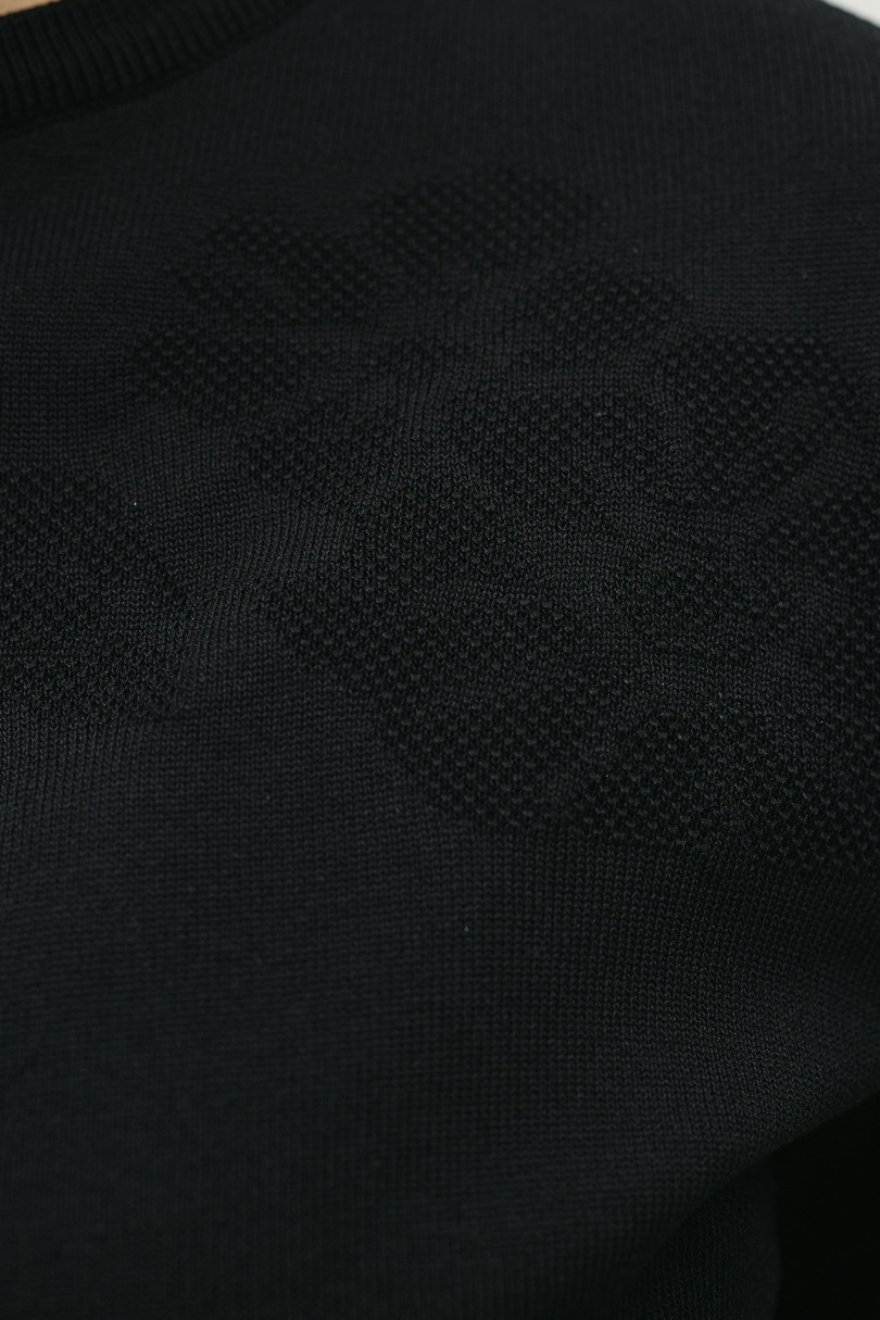 フラワージャガードニット 詳細画像 BLK 12