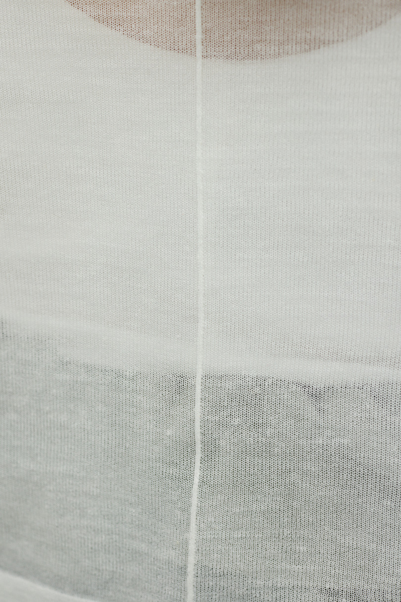 ウォッシャブルリネンミックスニットT 詳細画像 WHT 11