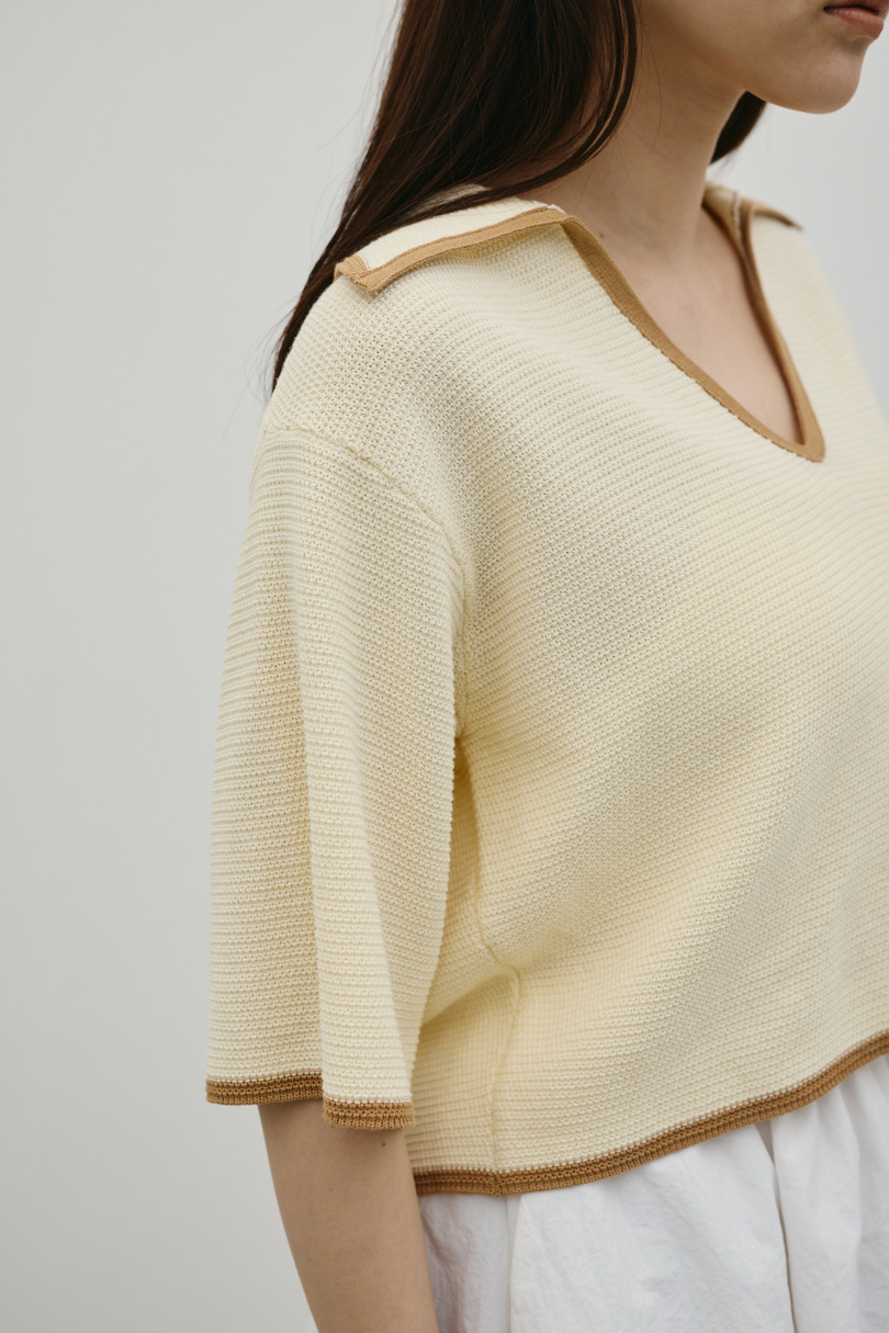 スキッパーニットポロ 詳細画像 IVOY 7