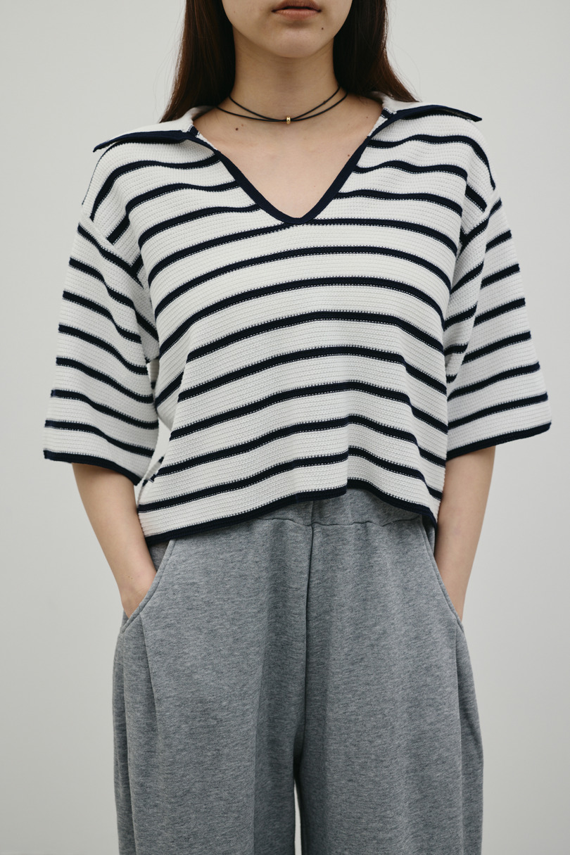 スキッパーニットポロ 詳細画像 柄WHT 6