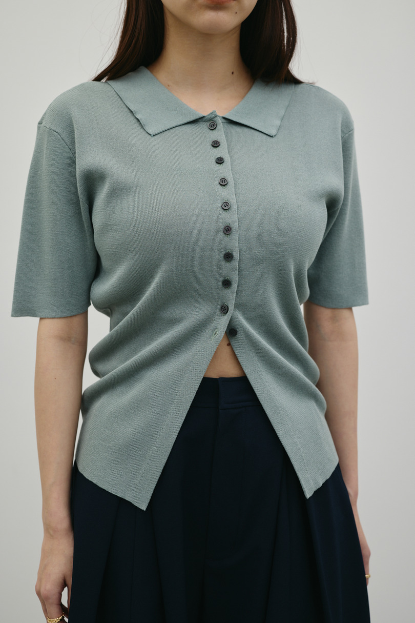 2WAYカラーニットポロ 詳細画像 GRN 4