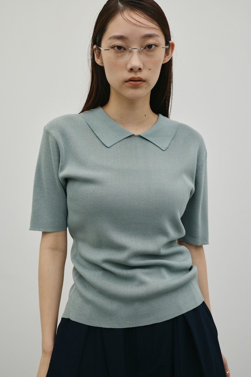 2WAYカラーニットポロ 詳細画像 GRN 6