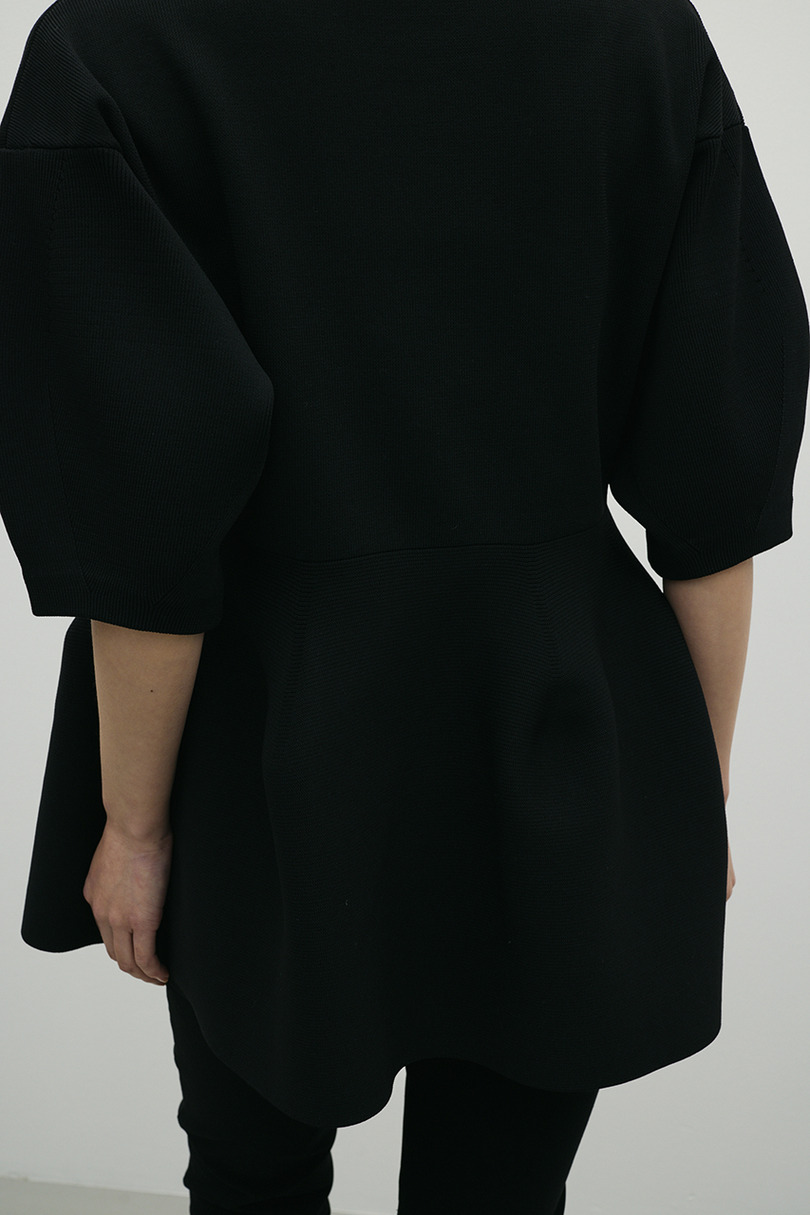 ペプラムフォルムスリーブカーデ 詳細画像 BLK 13