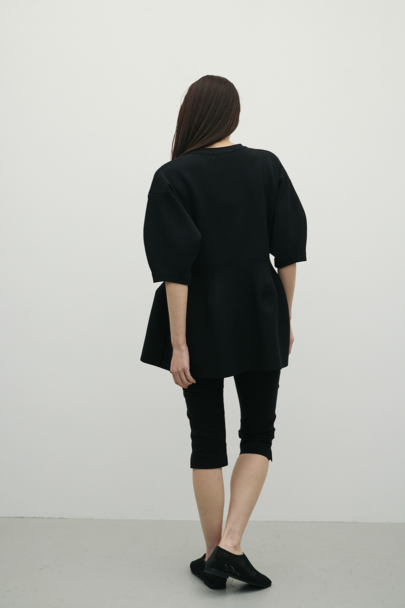 ペプラムフォルムスリーブカーデ 詳細画像 BLK 7