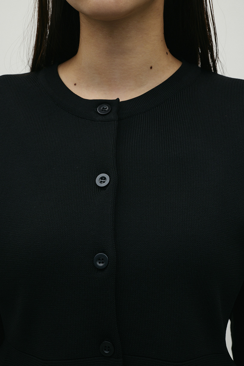 ペプラムフォルムスリーブカーデ 詳細画像 BLK 8