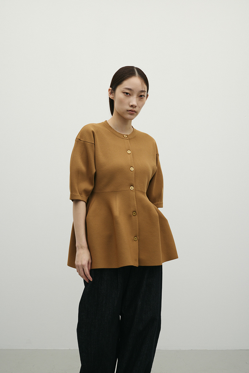 ペプラムフォルムスリーブカーデ 詳細画像 CAM 7