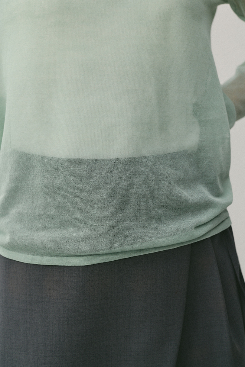 シアースキンニットトップ 詳細画像 MINT 7