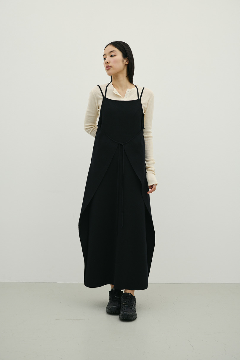 2ピースラップキャミワンピース 詳細画像 BLK 5