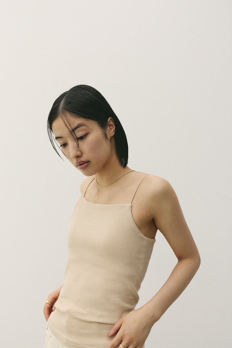 カップ付きバックオープンキャミ 詳細画像 BEG 3