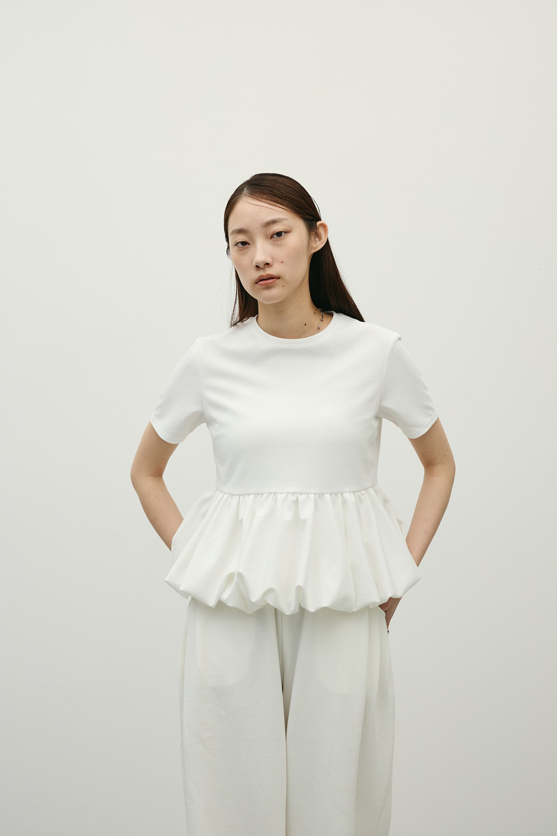 ヘムバルーンカットトップ 詳細画像 WHT 3