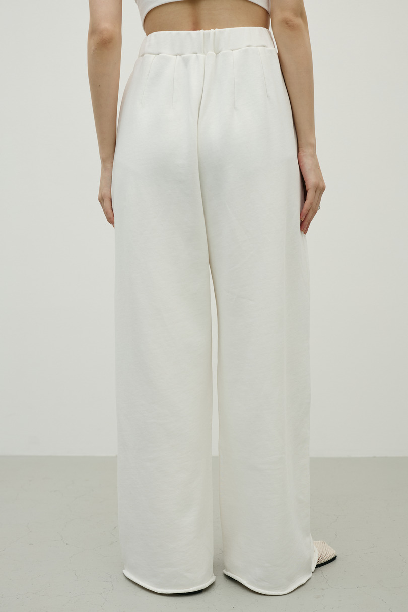 ルーズワイドスウェットパンツ 詳細画像 WHT 7