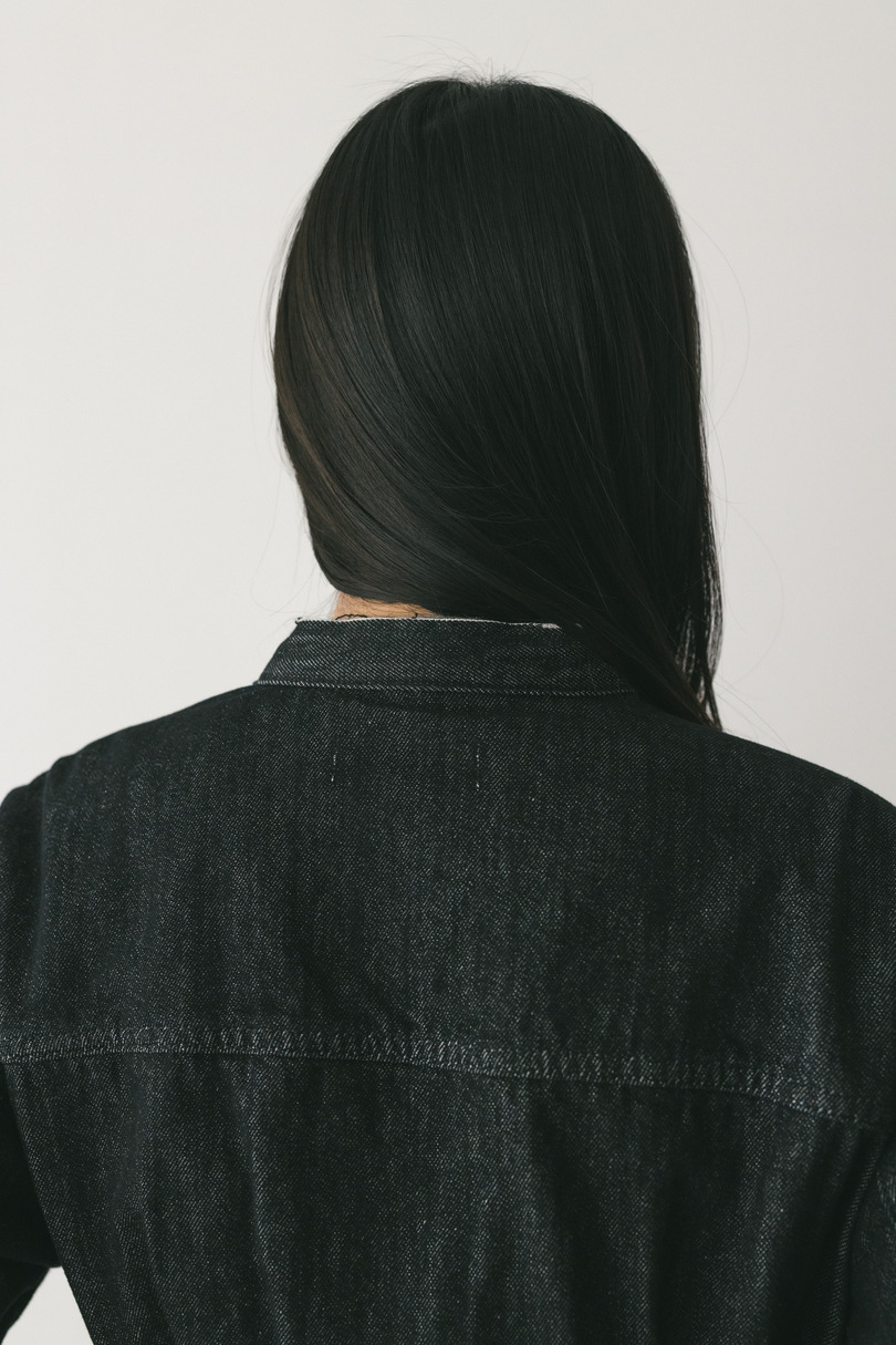 ペプラムデニムジャケット 詳細画像 BLK 11