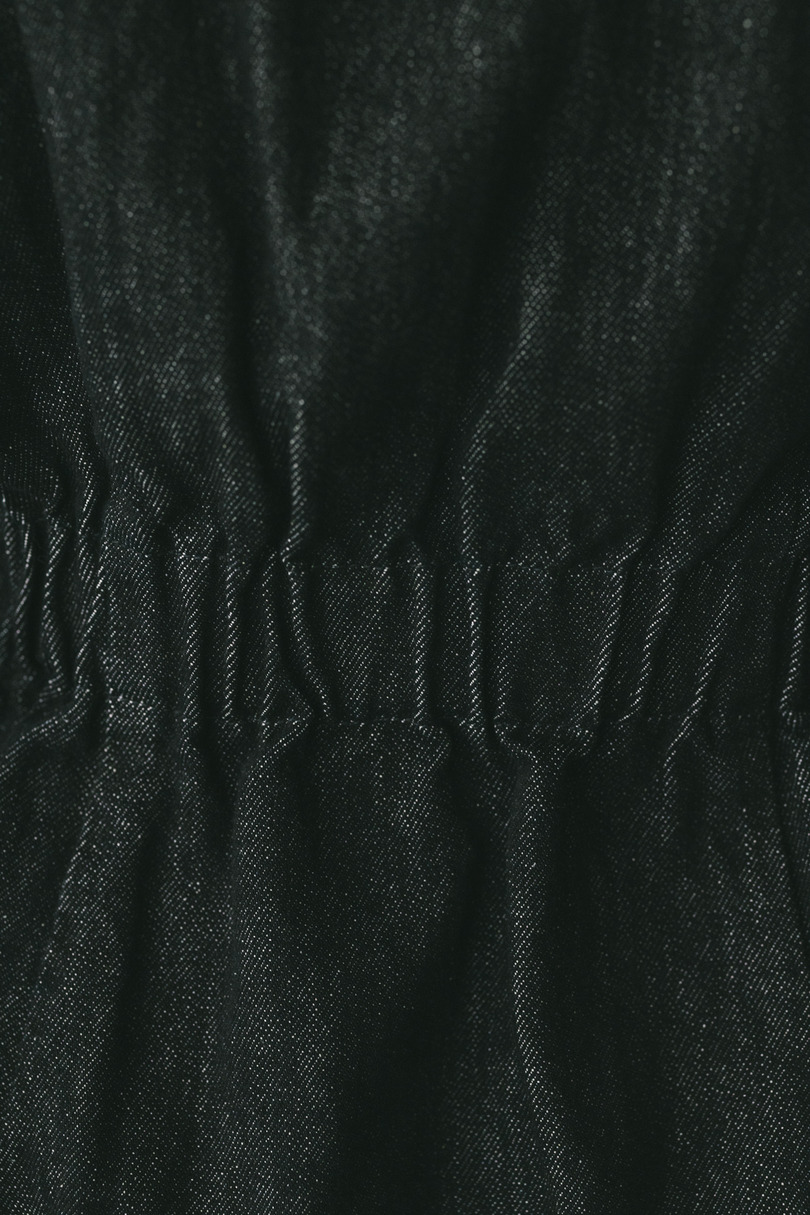 ペプラムデニムジャケット 詳細画像 BLK 13