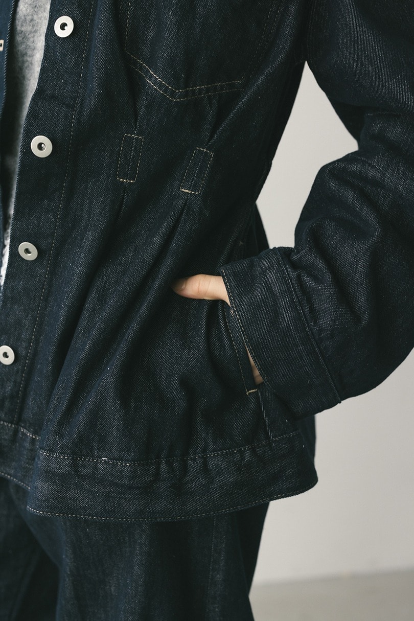 ペプラムデニムジャケット 詳細画像 IDG 10