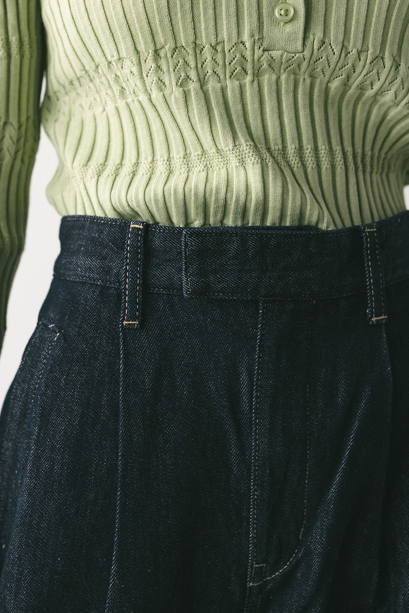 ロールアップタックデニム 詳細画像 IDG 4