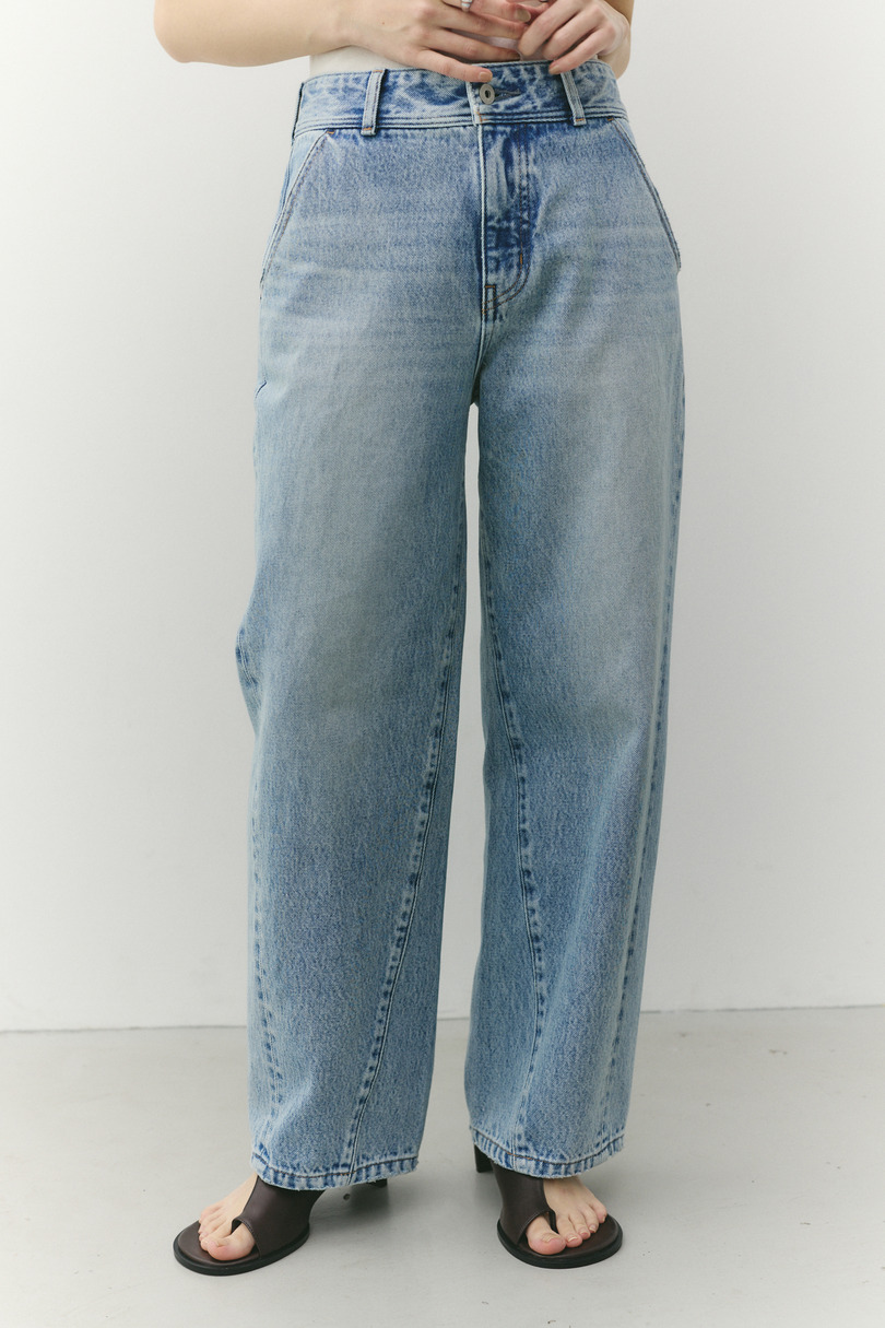 カーブラインデニム 詳細画像 L/BLU 4