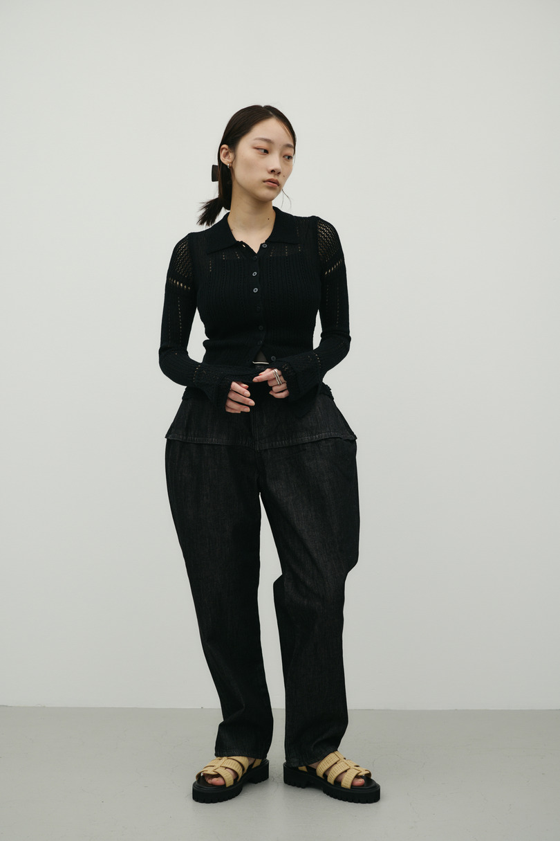 ランタンデニム 詳細画像 BLK 2