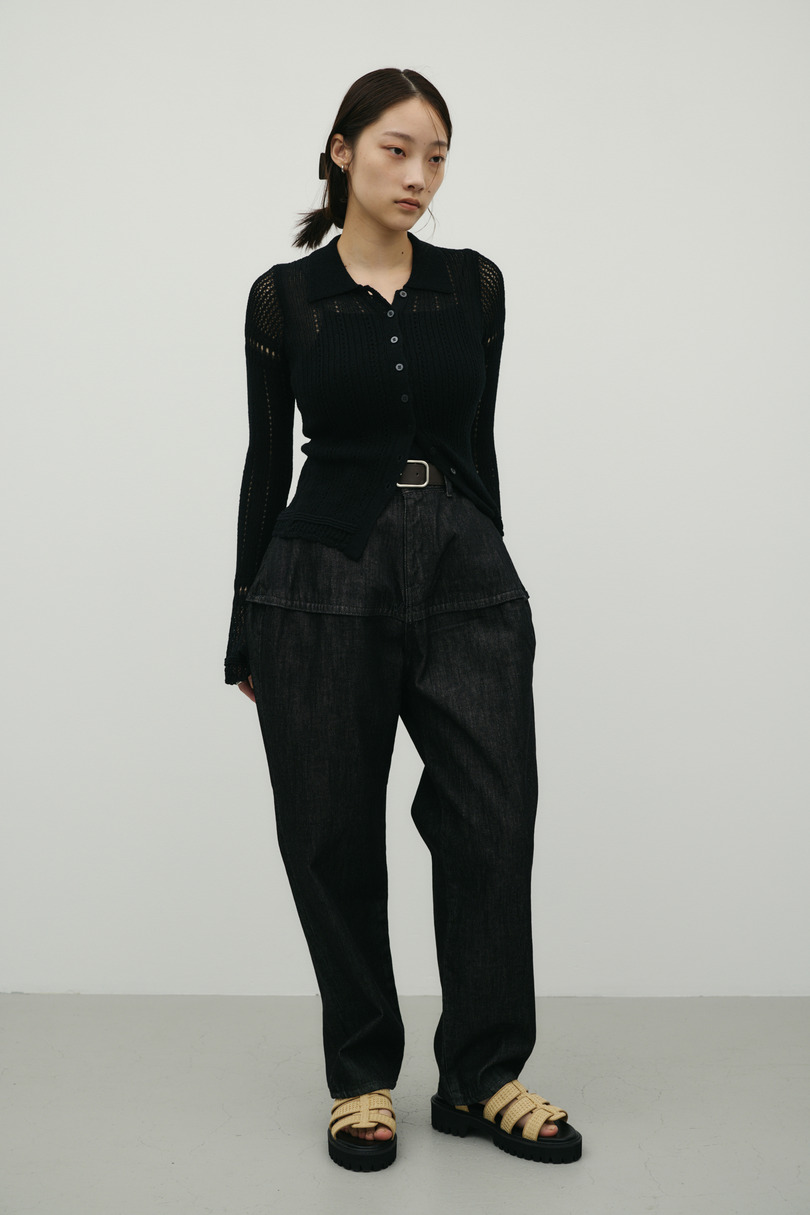 ランタンデニム 詳細画像 BLK 3