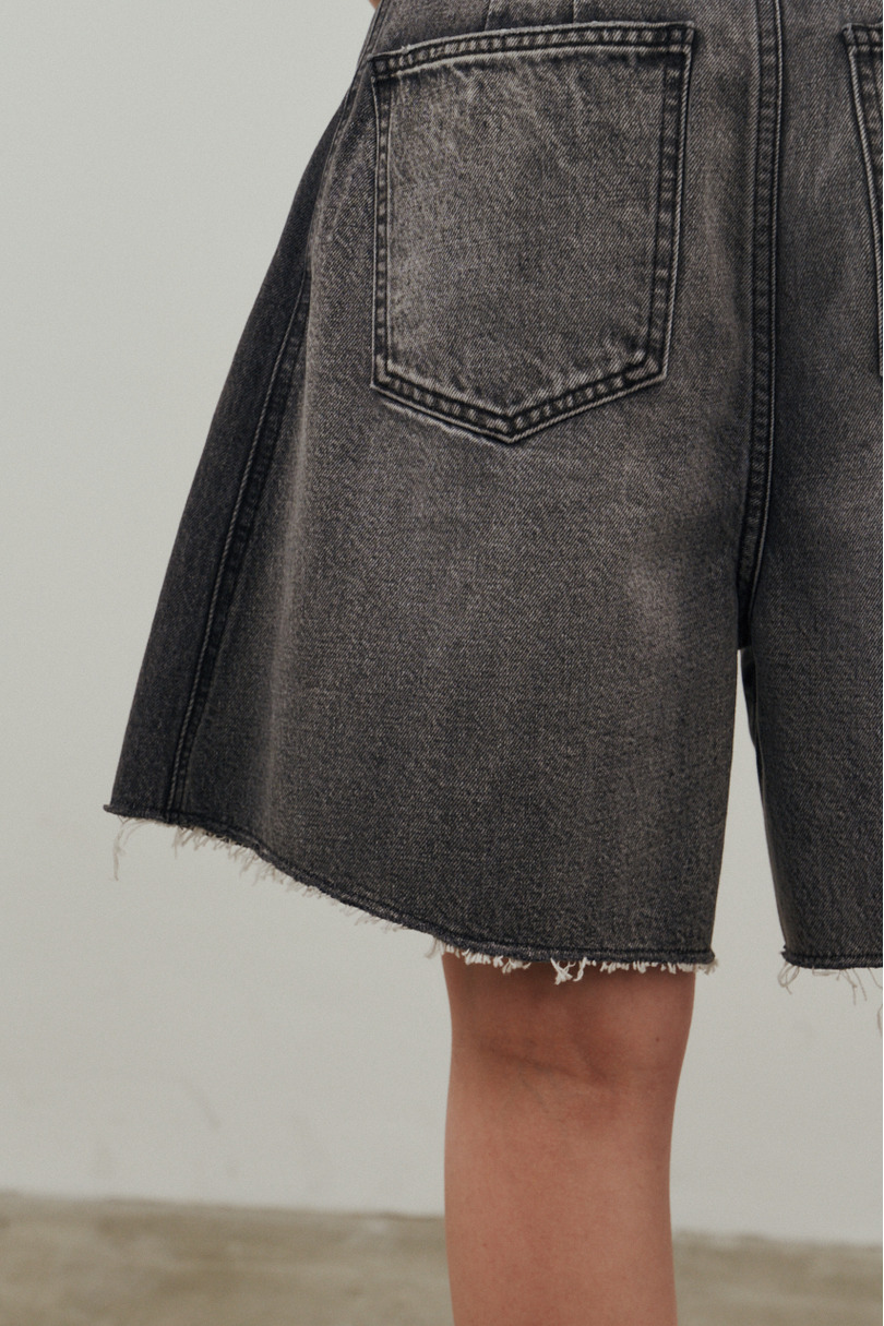 カットオフハーフデニム 詳細画像 BLK 9