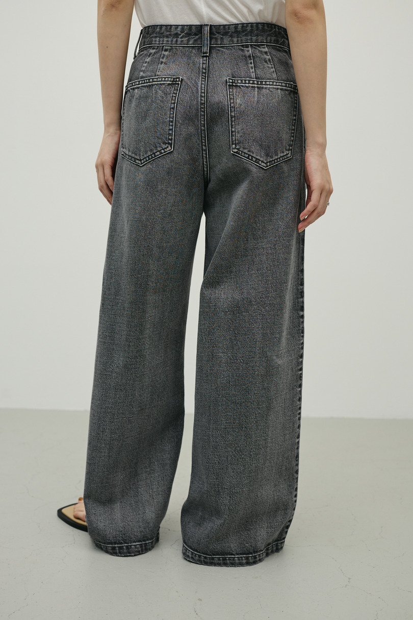 サイドフリンジワイドデニム 詳細画像 BLK 6