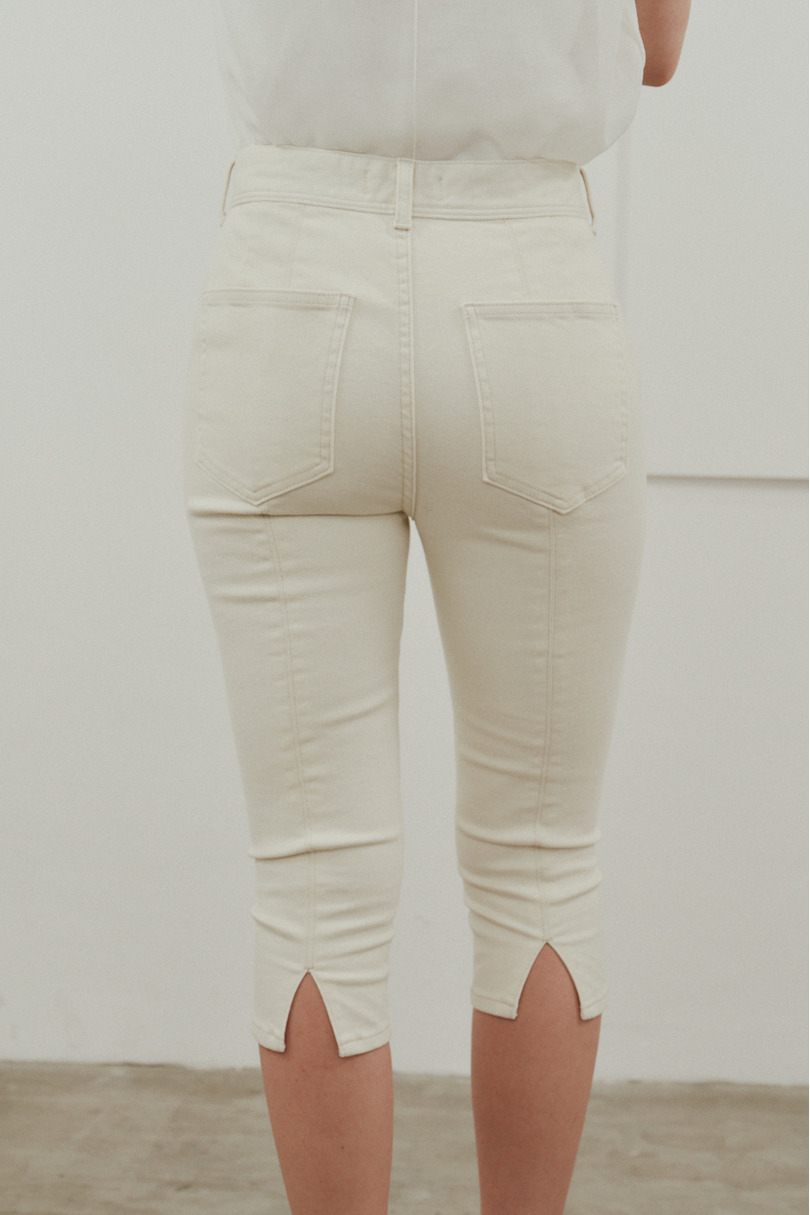 ストレッチデニムカプリパンツ 詳細画像 WHT 6