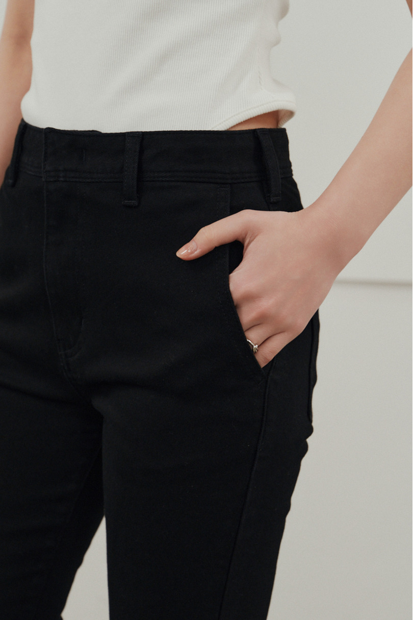 ストレッチデニムカプリパンツ 詳細画像 BLK 9