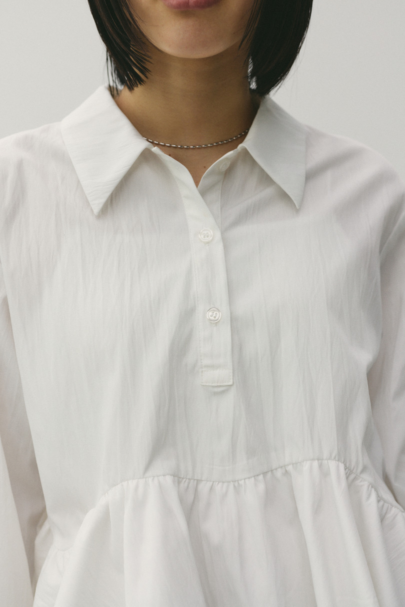 ヘムフリルシャツ 詳細画像 WHT 7