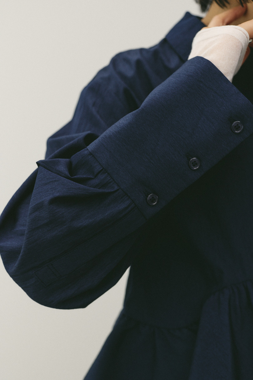 ヘムフリルシャツ 詳細画像 NVY 9