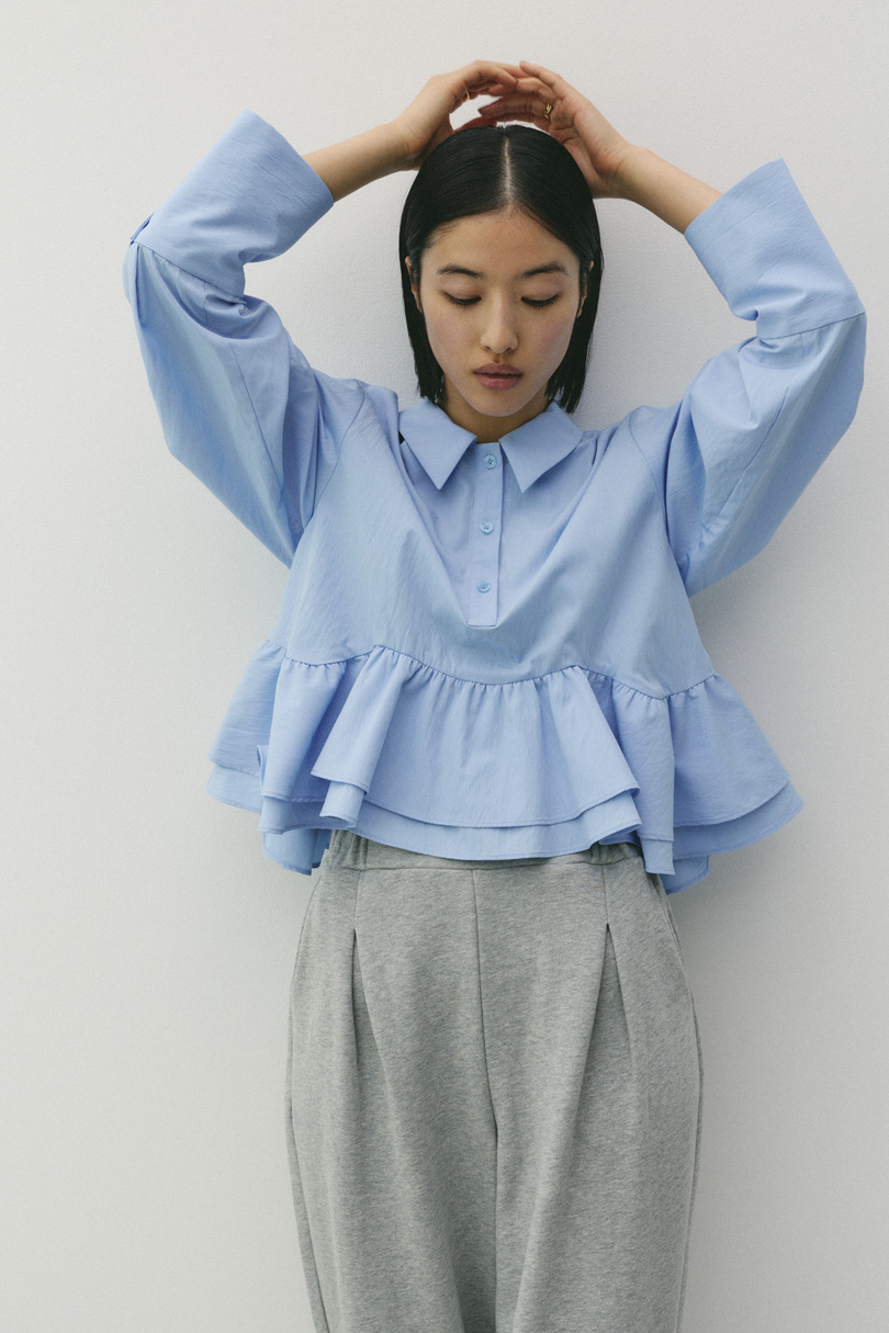 ヘムフリルシャツ