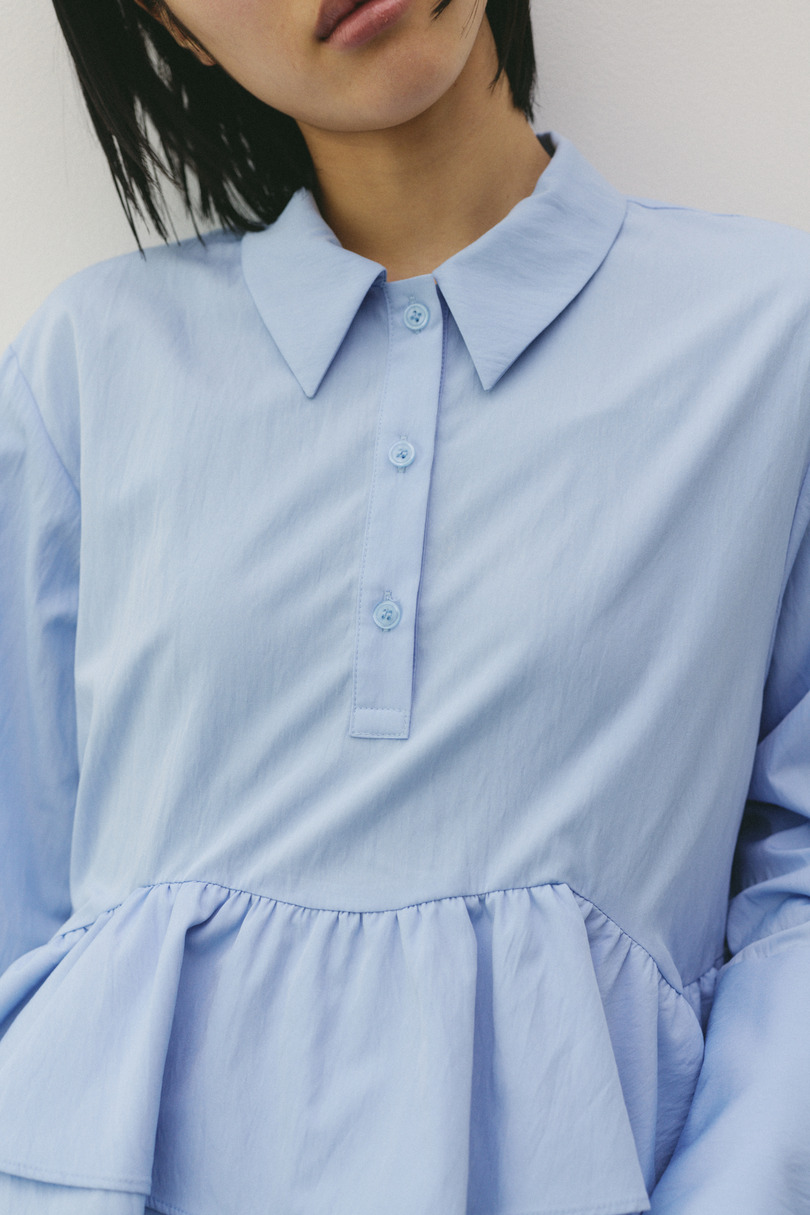 ヘムフリルシャツ 詳細画像 SAX 8