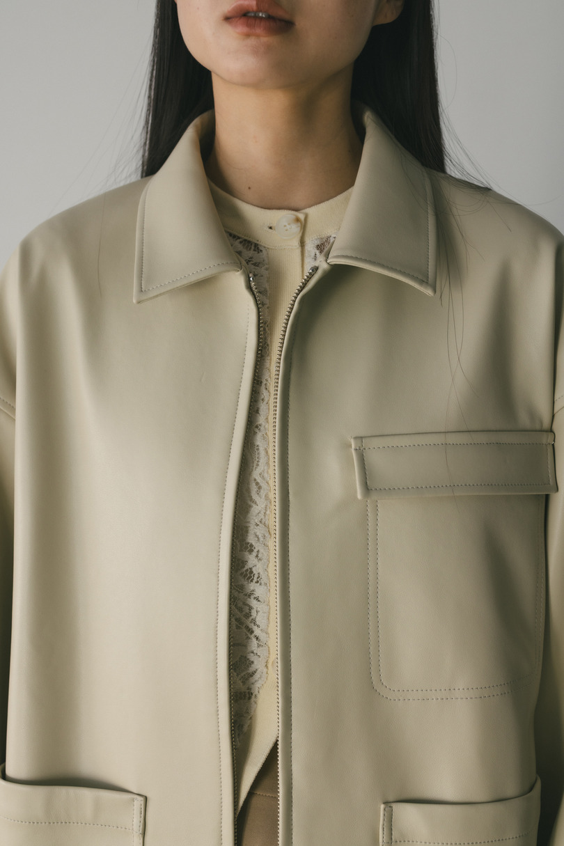 フェイクレザージャケット 詳細画像 IVOY 6