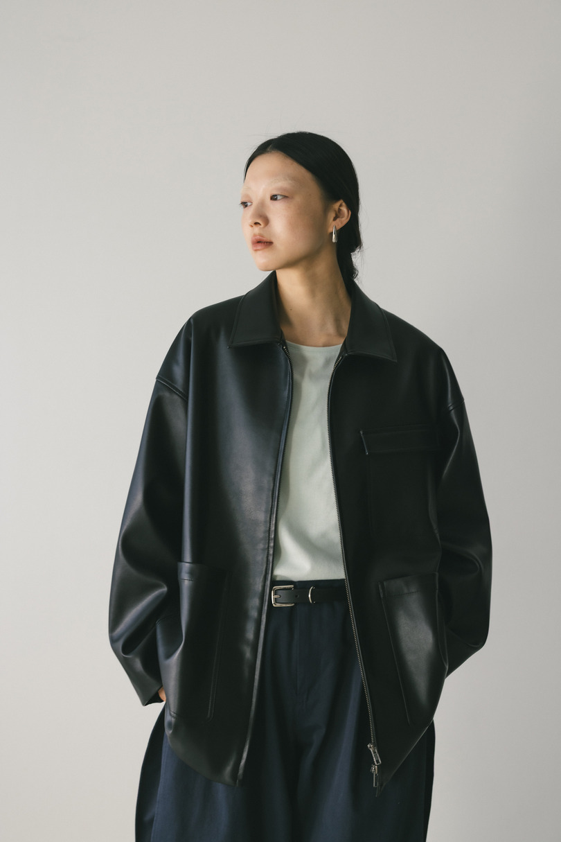 フェイクレザージャケット