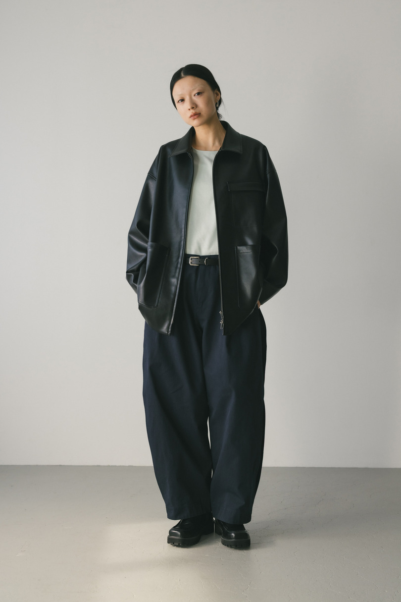 フェイクレザージャケット 詳細画像 BLK 3