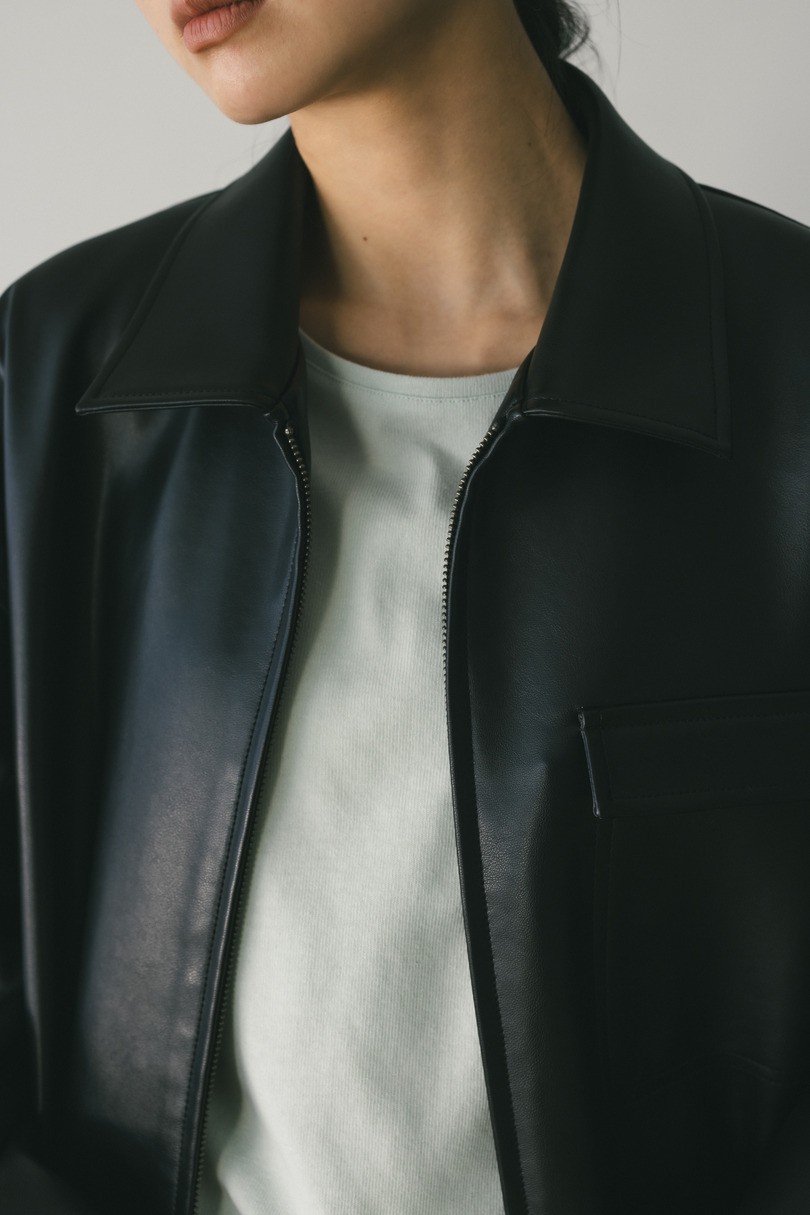 フェイクレザージャケット 詳細画像 BLK 7