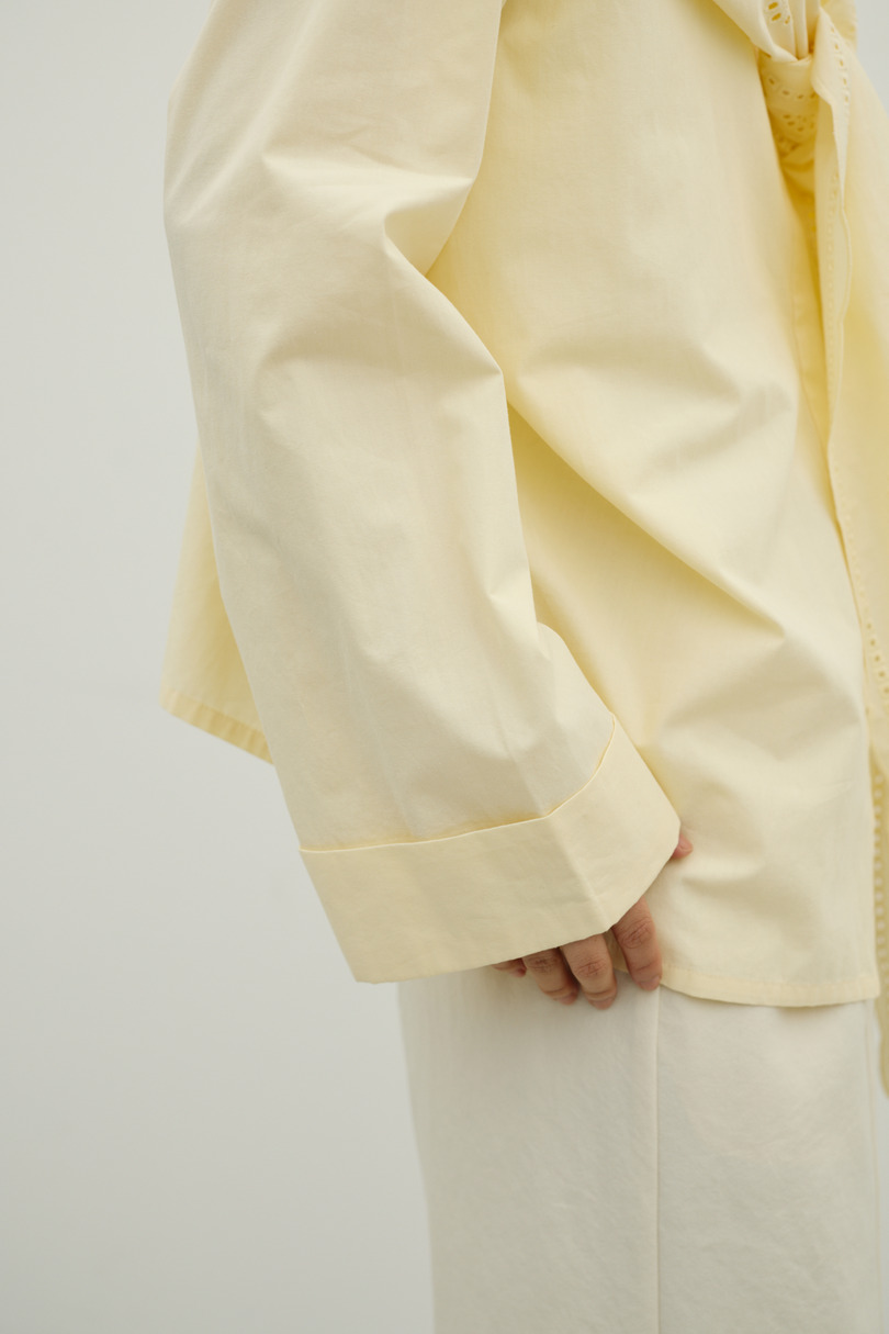 カットワークカラーブラウス 詳細画像 L/YEL 9