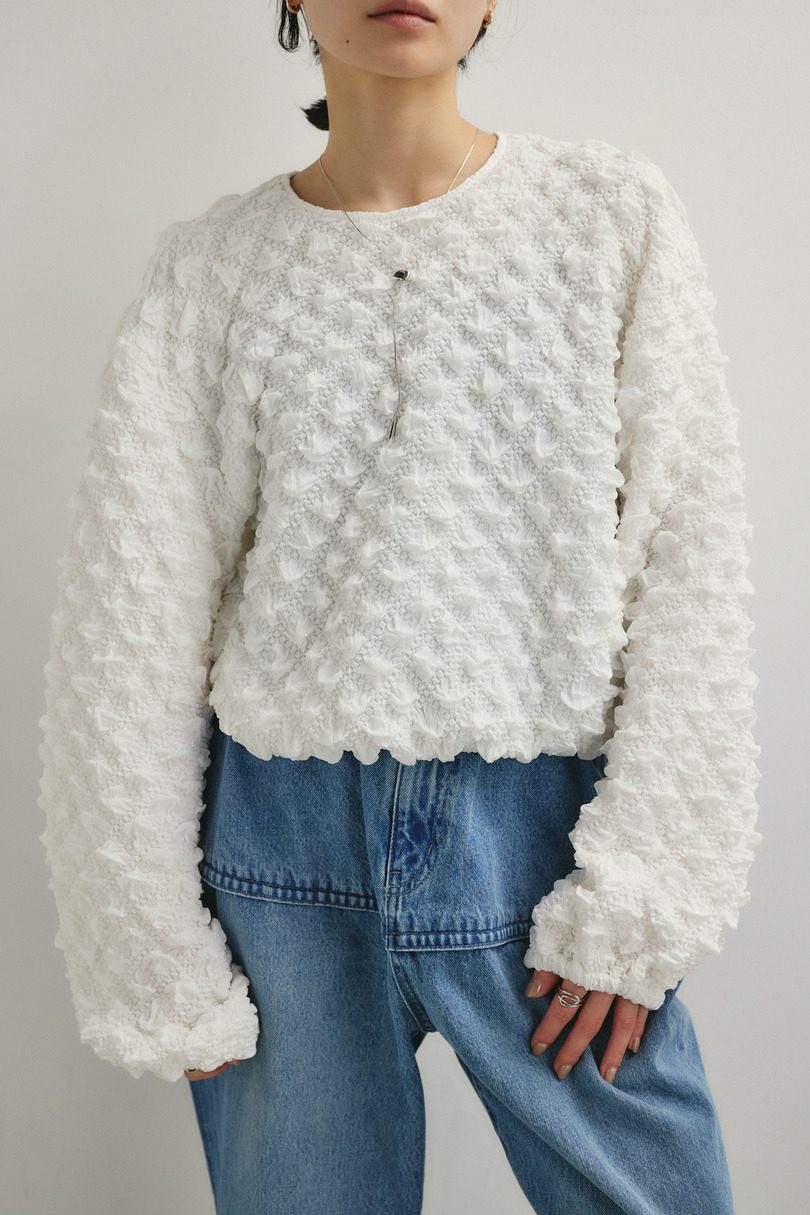 フラッフィーバルーントップ 詳細画像 WHT 3