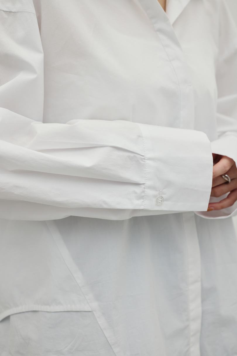 バックオープンデザインシャツ 詳細画像 WHT 11