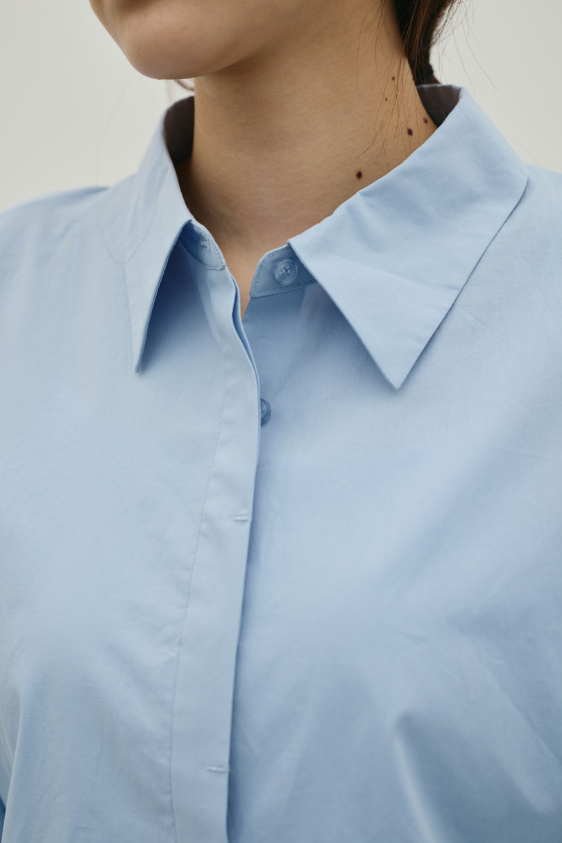 バックオープンデザインシャツ 詳細画像 SAX 10