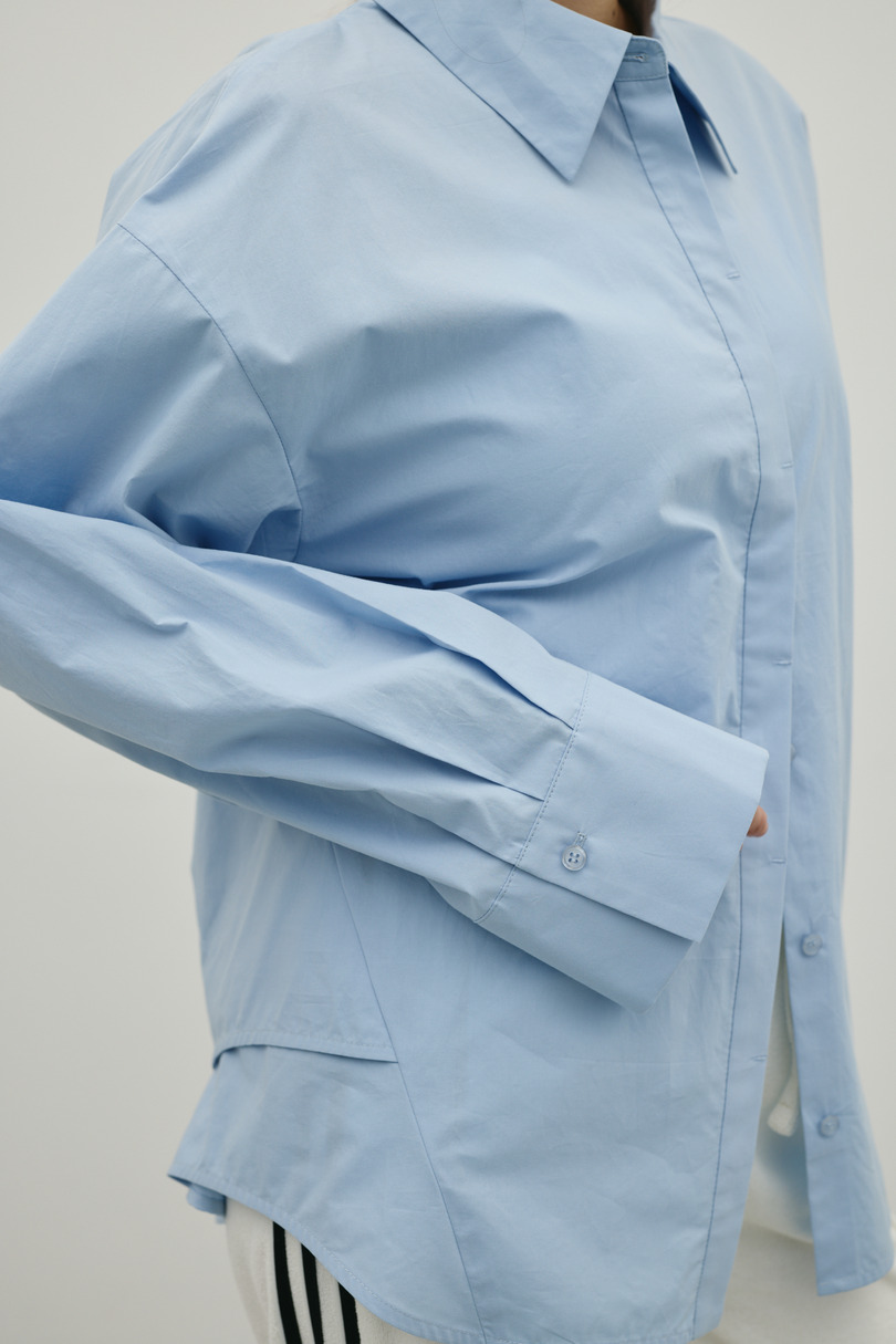 バックオープンデザインシャツ 詳細画像 SAX 12