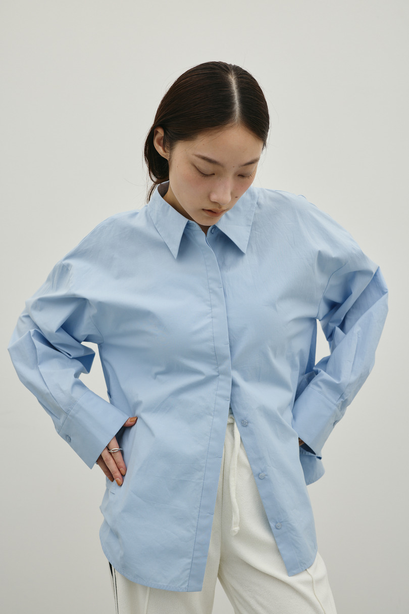 バックオープンデザインシャツ 詳細画像 SAX 2