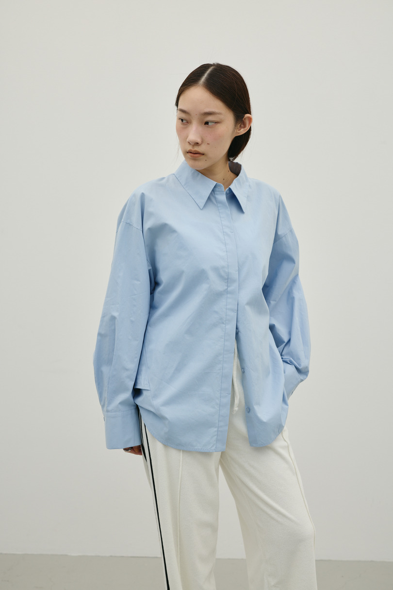 バックオープンデザインシャツ 詳細画像 SAX 5