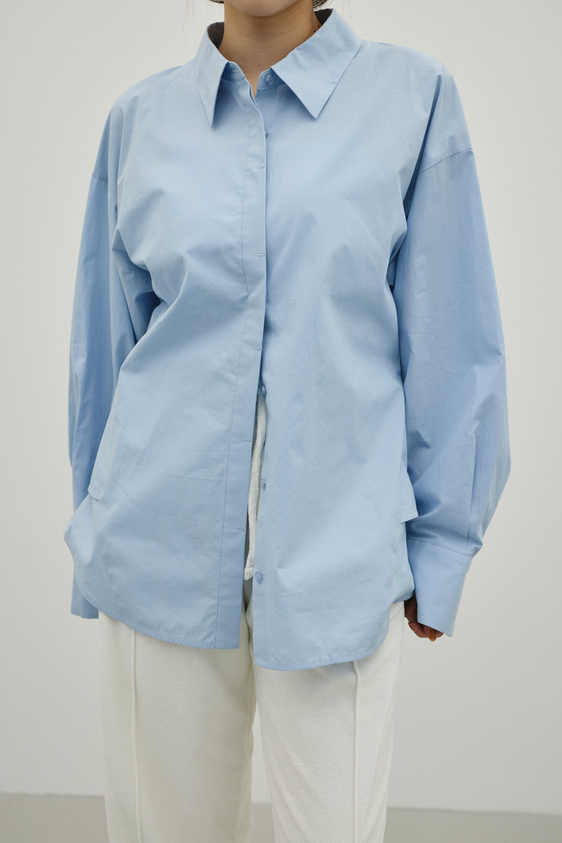 バックオープンデザインシャツ 詳細画像 SAX 9